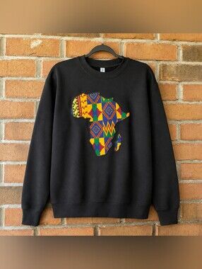Sweat-shirt Kente Africa Heritage – Unisexe